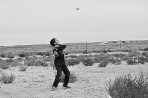 Dylan playing ball. © Joseph Sorrentino