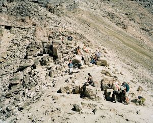 Lunch at Sentinal Pass, inkjet print, 60x75"