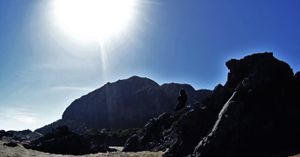 Rocks and a body