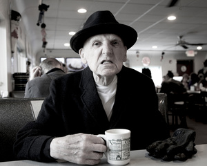 “Two Eggs, Over-Easy, Home Fries, Italian Toast-Dry, Coffee-Regular” (From the series entitled, "The Last Picture Show" documenting the last year of my father's life as he suffered from progressive dementia.)