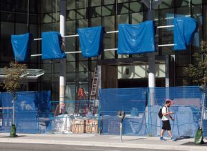 Trump building (under construction), Vancouver, BC, Canada, 2016,