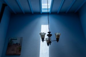 Skylight, blue mode.