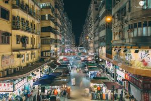 Mongkok street view, Hong Kong.