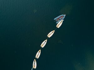 Dinghies on Derwentwater