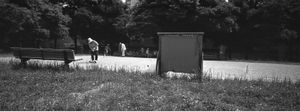 Tokyo heatwave. Shirahige park, gateball
