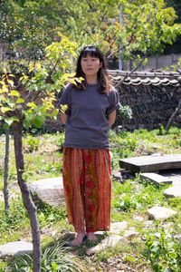 DURU IN THE GARDEN