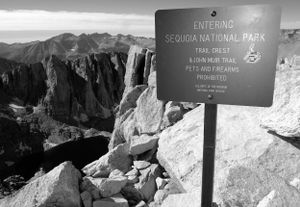 Mount Whitney Trail at 14,000 feet