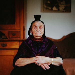 Anna Katharina Suessmann, Schwalm, Hesse, 2009. From the series: The last women in their traditional peasant garbs