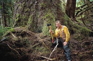 Self-portrait, Prince of Wales Island, Alaska, 1993