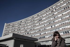 Mere just finished her periodical session of botulinum toxin therapy in a cold day of December. She spends several days in a year in the hospital for treatment and clinical studies. © Riccardo Budini / UnFrame