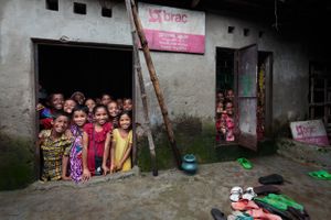 School in a "slum" district