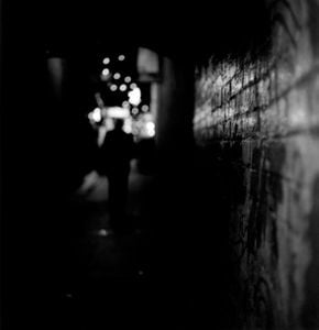 'So I let my fingers brush the brickwork and try to capture the silent emptiness with my camera'