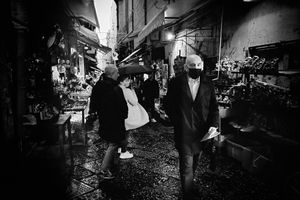 The man with the black mask