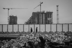Construction of luxury apartments on the waterfront of Belgrade