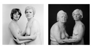 Self Portrait with Mother 20 years later