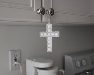 Cross in the kitchen.