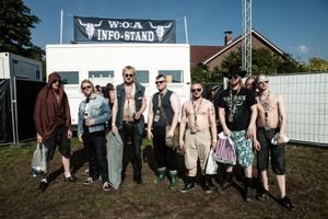 #1 : The band Hamferð and the crew on the way to the Metal Battle in Wacken Open Air Festival.