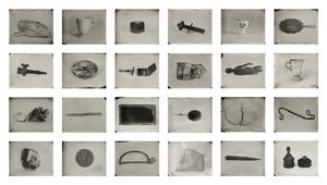 "Objects of Uncertain Provenance." Twenty-four 8x10"  Wet-plate collodion tintypes. © 2012 Keliy Anderson-Staley