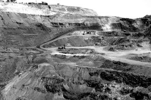 Open pit, Cyprus