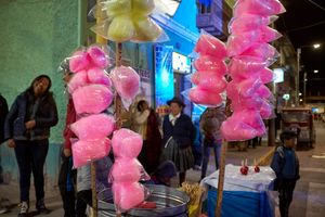 Cotton Candy, Plaza de Armas, Calca, Peru