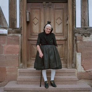 Anna Katharina Ochs, Schwalm, Hesse, 2014. From the series: The last women in their traditional peasant garbs