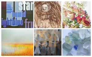 Image collage - poetic print exhibit
