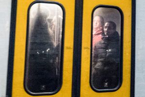 In the train