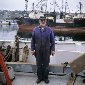 Salmon fishing, Seattle,USA.