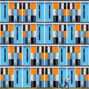 Variations in Orange & Blue
