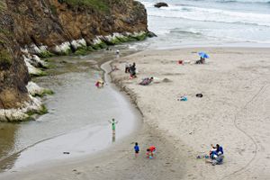 A River Runs to the Beach in Fort Bragg