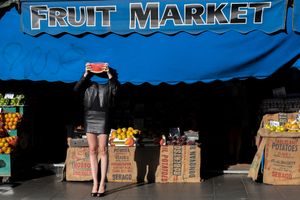 The melon, Galluzzo's Fruit Market, Glebe, Sydney Australia