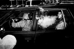 No smoking in the car