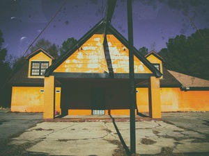 Abandoned hotel outside Orangeville