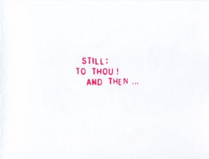 2000, inside greeting (with rubber stamp letter kit).