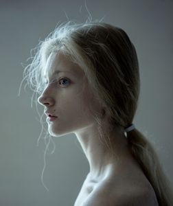 backlit girl