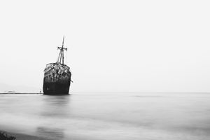 A graveyard boat full of memories hidden