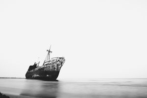 A graveyard boat full of memories hidden