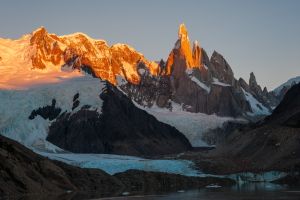 Morgenrot of Mt.Cerro Torre