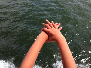 Your hands over Hudson