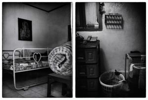 spirit lover - Seeing an unused room, among paintings of Buddha, a private mediation space is now empty, and storage of raw materials also do not contain food and not used. Where 'soul' was?© Indra Widi