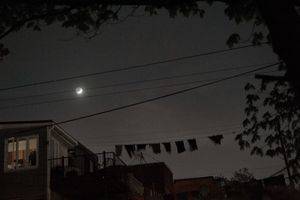 Moon on a Line
