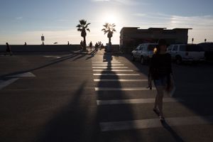 Venice beach Boardwalk, beach walker.