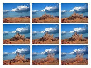 blast #005, Mesogea basin, East Attica, Greece.