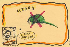 1981, hand-colored photocopy, from collage.