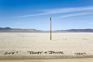 Tony and Jane, Roadside. Highway 50, NV. © David Gardner