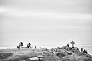 The family and the view.