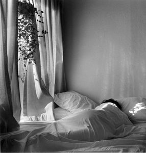Sleeping Series, silver print, © Joanne Leonard