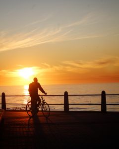 Cyclist, Cape Town, South Africa