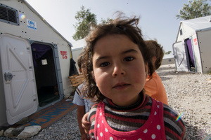 More than 4,000 refugees remain stranded on Lesvos island. A large number of them is residing at the Kara Tepe open facility and has freedom of movement but cannot leave the island. May 13, 2016, Lesvos, Greece.