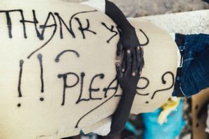 2015, french italian border is closed, several hundred people, survivors of Mediterranean, are stopped in there road for freedom.